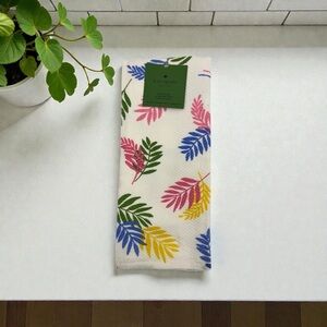 Kate Spade Leaf Print kitchen Towel Set